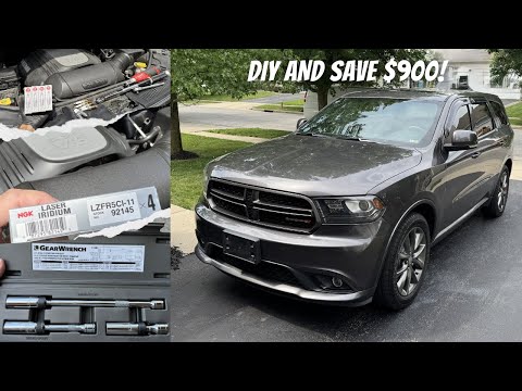 Change 5.7 HEMI Spark Plugs on Dodge Durango, Jeep Cherokee, RAM (OEM Mopar Plugs vs NGK Iridium)