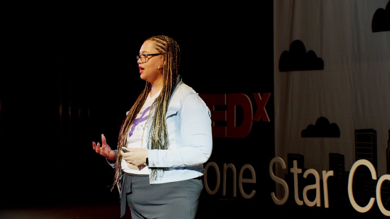 Solving domestic violence in the Black community  | Amber Robertson | TEDxLone Star College