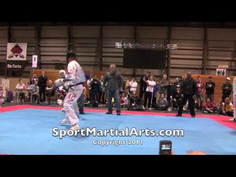 Raymond Daniels v Laszlo Gombos - Quebec Open 2011 - Men's Team Sparring
