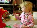Eileen Gets Elmo Doll For Christmas