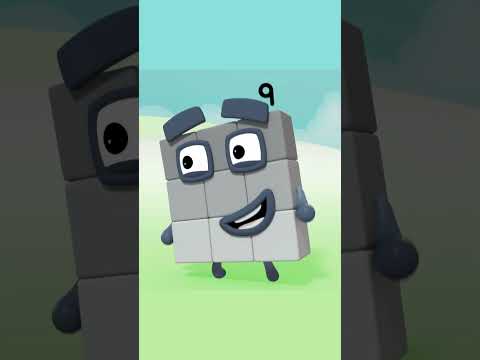 All About Numberblock 9! | Learn to Count for Kids | Number Cartoon | Numberblocks #shorts - Kingdom Kids Zone, Little Learners, Shorts - Numberblocks