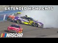 Bubba bumps Keselowski and Hendrick Teammates make contact | Auto Club Extended Highlights | NASCAR