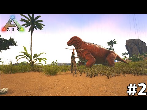 Tame Our First Elder Moschop But ??? Ark Survival Evolved - Primal Fear - Part 2