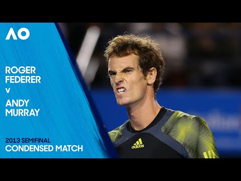 Roger Federer v Andy Murray Condensed Match | Australian Open 2013 Semifinal