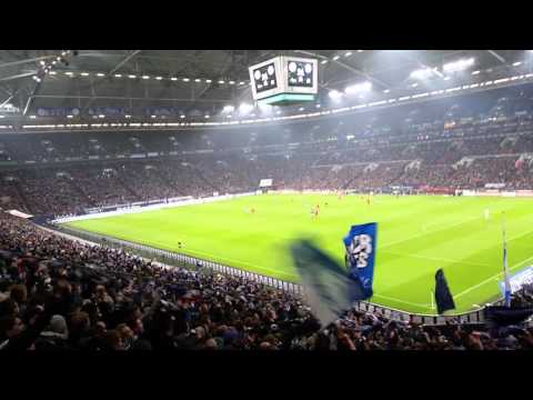 Schalke - Bayern München Nordkurve Wechselgesang
