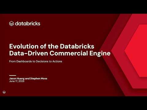 Watch: Evolution of the Databricks Commercial Motion: Building Scalable Intelligence on Databricks