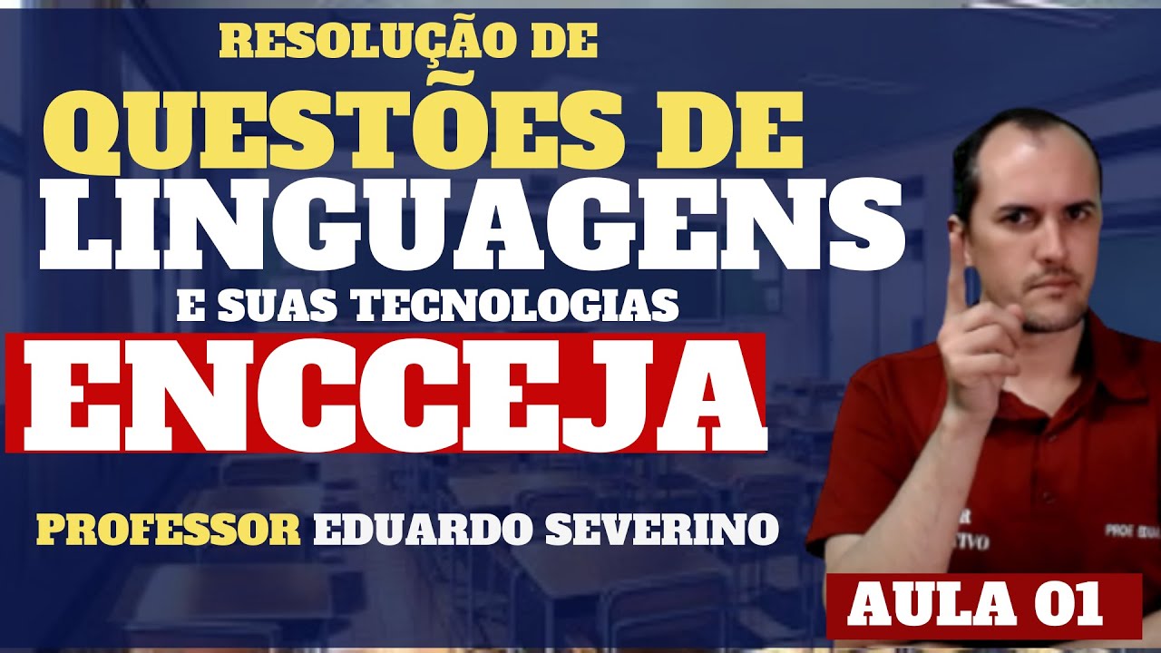 QUESTÕES de LINGUAGENS  ENCCEJA 2024 | PARTE 01