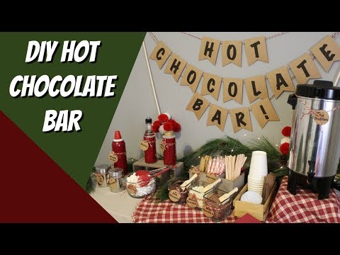 DIY Hot Chocolate Bar | Hosting a Hot Cocoa Party