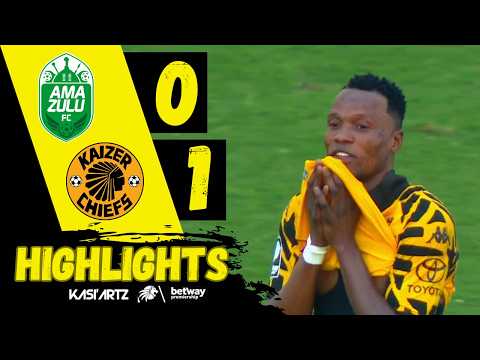 AMAZULU VS KAIZER CHIEFS ‣ ALL GOALS & HIGHLIGHTS ‣ BETWAY PREMIERSHIP 2025/26
