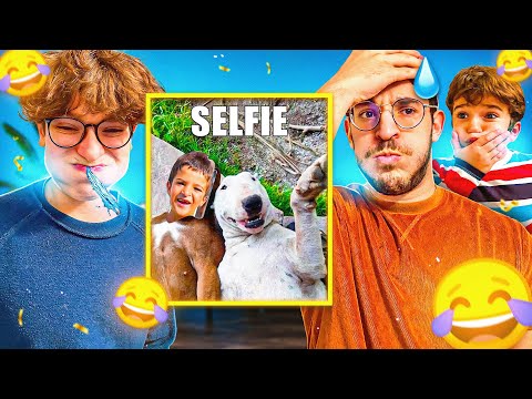 TRY NOT TO LAUGH AT SUBSCRIBER VIDEOS WITH MY LITTLE BROTHERS! #3! (and water...)