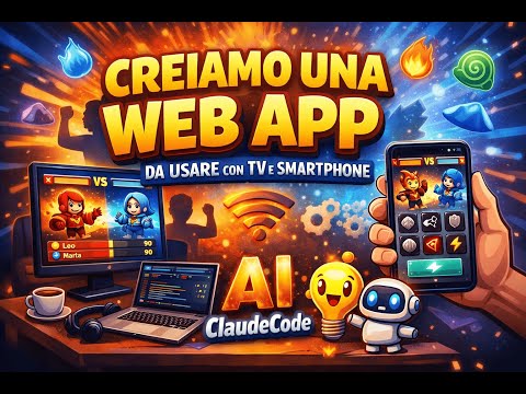 VibeCoding - Claude Code - WebApp - Elemental Clash su tv e smartphone.