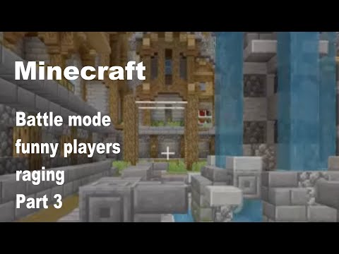 Minecraft Battle Mode / Funny players raging - Part 3 - PS4