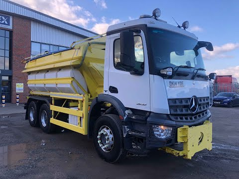 MERCEDES AROCS 2632 6X4 26 TONNE GRITTER 2014 - DK14 YDE