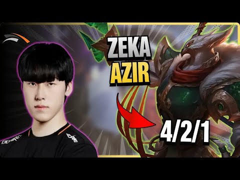 HLE Zeka MIDDLE Azir vs Diana | 15.11