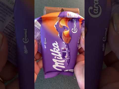 Milka Caramel Chocolate Unwrapping | ASMR #satisfying #teamfilger
