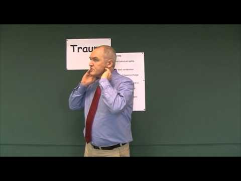 Trauma 1, Primary survey looks at ABCDE