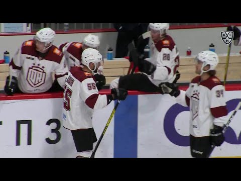 David Levin first KHL goal