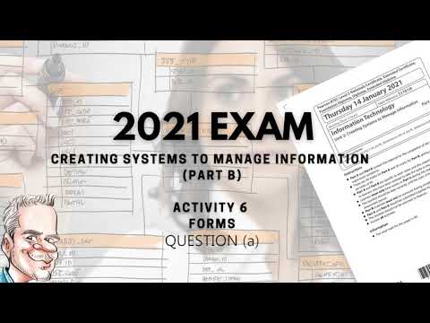 BTEC Level 3 Database 2021 Exam - Part B - FORMS - Walk through