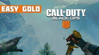 How To Get The COMBAT KNIFE Gold Easy - BO4 Gold Gun Tips