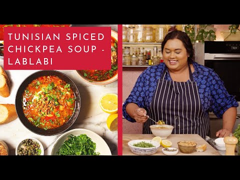 Tunisian spiced chickpea and bread soup (Lablabi)