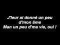 J'ai trouvé des amis- Tryo -avec paroles, lyrics