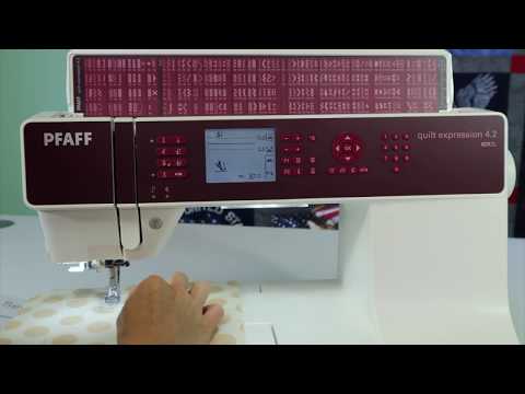 Pfaff quilt expressions 4.2 52 Free Motion Quilting