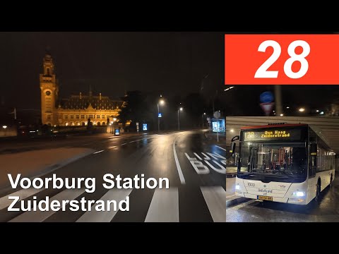 HTM lijn 28: Voorburg Station - Zuiderstrand | HTM 1003 | 2025