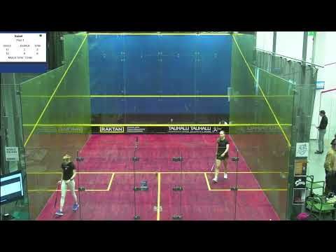 DunlopCup50v: Emilia Soini ESRC -  Roosa Joutsi SquNa