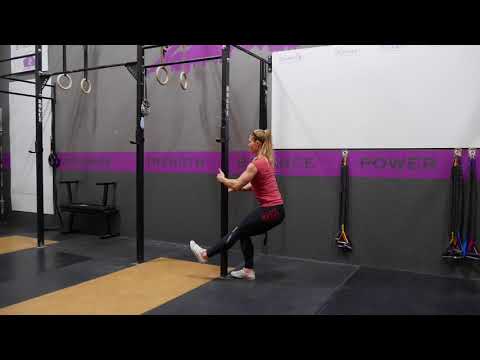 Assisted Single Leg Squat