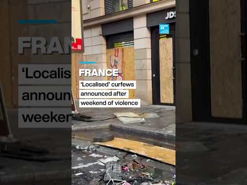 France: ‘localised’ curfews announced after weekend of violence