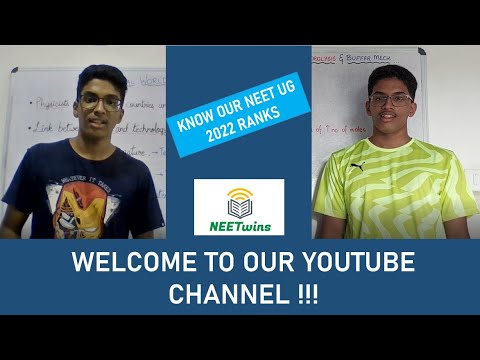 NEETwins - VRAJESH SHETTY AND VRISHAN SHETTY