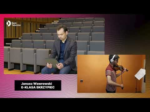 e-Bank Talentów - prof. Janusz Wawrowski - skrzypce - Adam Falenta