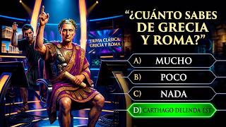 TRIVIAL HISTÓRICO 2 🚨 ANTIGUA GRECIA y ROMA e IMPERIO ROMANO 🚨 Test de preguntas de Historia 🚨