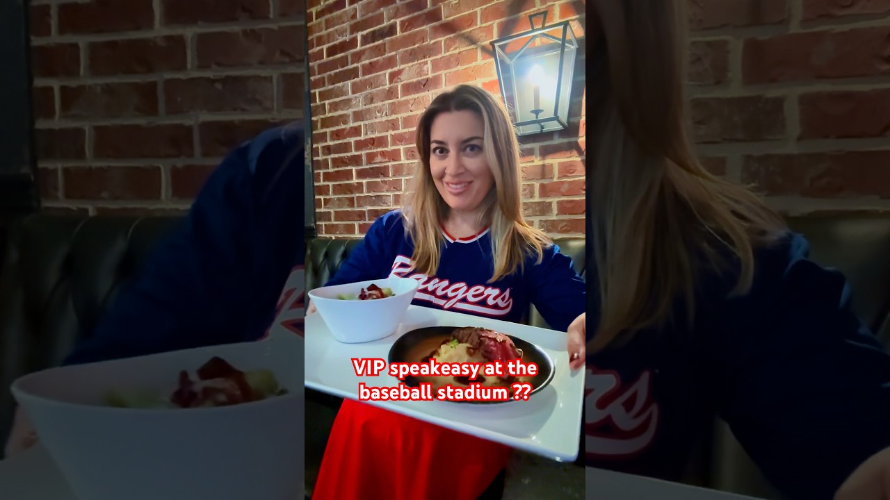 VIP experience at the Rangers Stasium 📍 Balcones Speakeasy at Globe Life Field