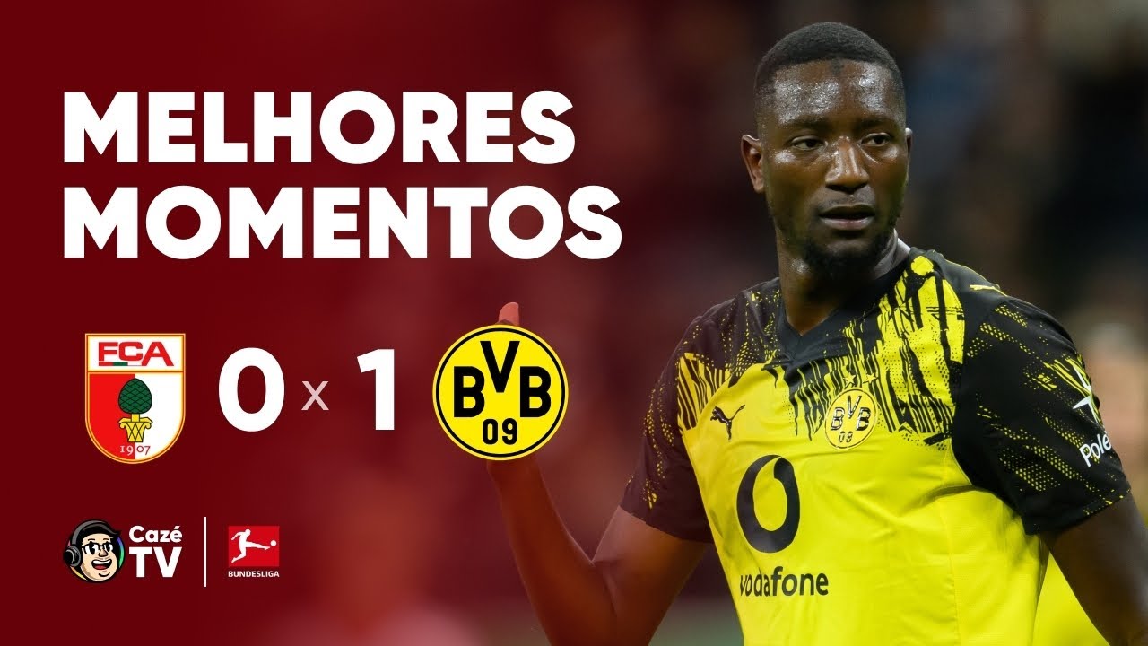 MELHORES MOMENTOS: AUGSBURG 0 X 1 BORUSSIA DORTMUND | BUNDESLIGA 25/26 | 9ª RODADA