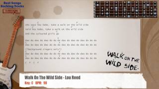 Walk On The Wild Side - Lou Reed Guitar Backing Track with chords and lyrics