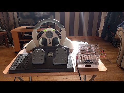 Controlling Robot Over Bluetooth Using Xbox Steering Wheel | RoboRoBlog