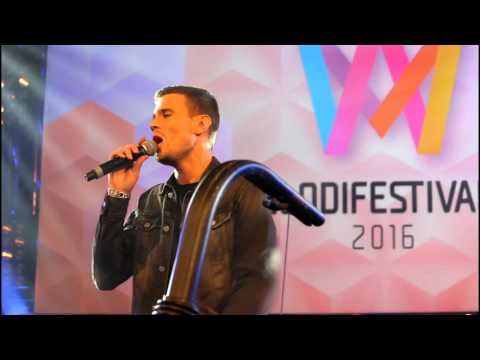 ESCKAZ in Stockholm: Robin Bengtsson - Constellation Prize (at Melodifestivalen afterparty)