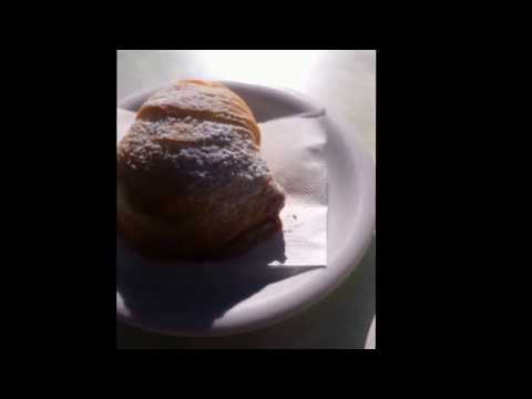 Breakfast In The Bar Of Trento Italy With Lovely  Birds And Pigeons Around - Autumn 2016