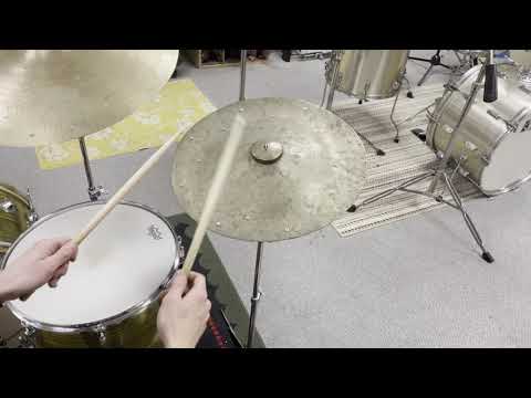 1900s Chinese 17 3/4" Trap Cymbal 1236g