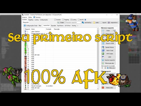 OldBot Tibia Bot - Criando seu primeiro SCRIPT 100% AFK