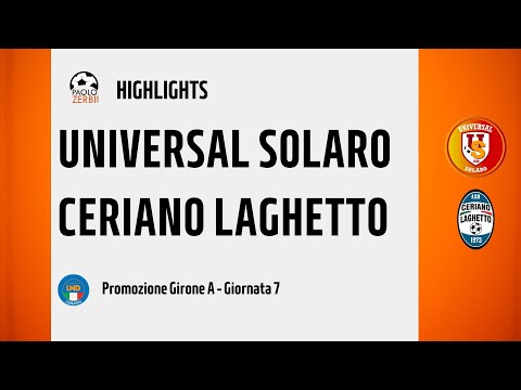 [HIGHLIGHTS] Promozione Girone A 24/25 - Day 7 - Universal Solaro - Ceriano Laghetto