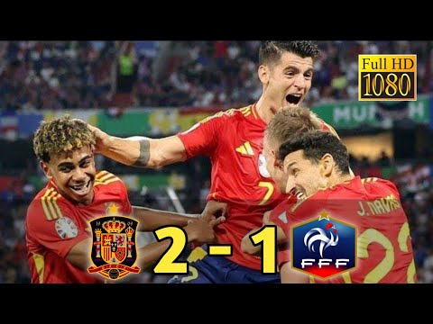 Spain vs France 2 - 1 II Highlights & Goals II EURO 2024