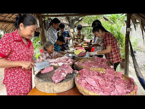 Small contribution, But big heart for Cambodian Refugees from my family | Make food for Refugees