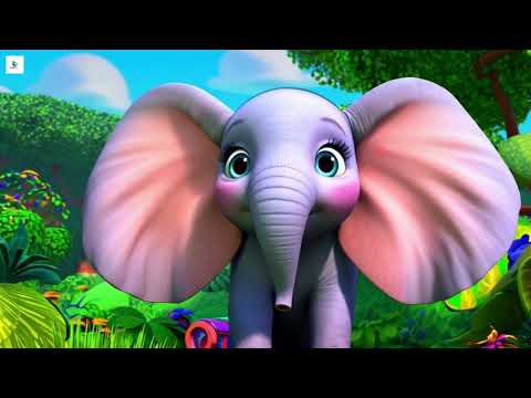 Cute Little Hati 🐘 | Elephant Song for Kids | Fun Nursery Rhyme 2025
