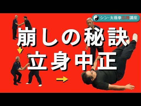 【崩しの秘訣I立身中正】武術に健康に役立つ姿勢の作り方