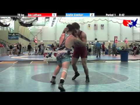 Joe Latham vs. Austin Coniker at 2013 ASICS University Nationals - FS