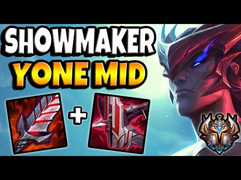 YONE vs GALIO MID [ DK ShowMaker ] Patch 11.13 Korea Challenger ✅