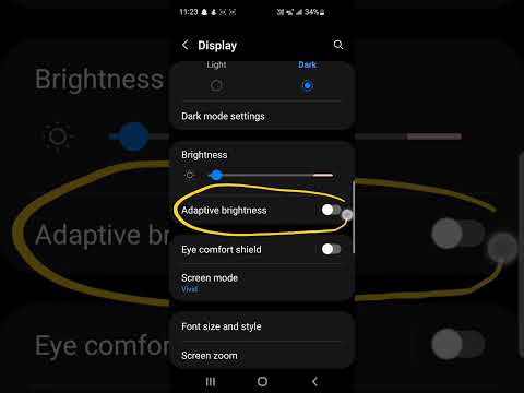 ENABLE AUTO BRIGHTNESS 🌞 IN SAMSUNG #android #device #technology #tech #shorts