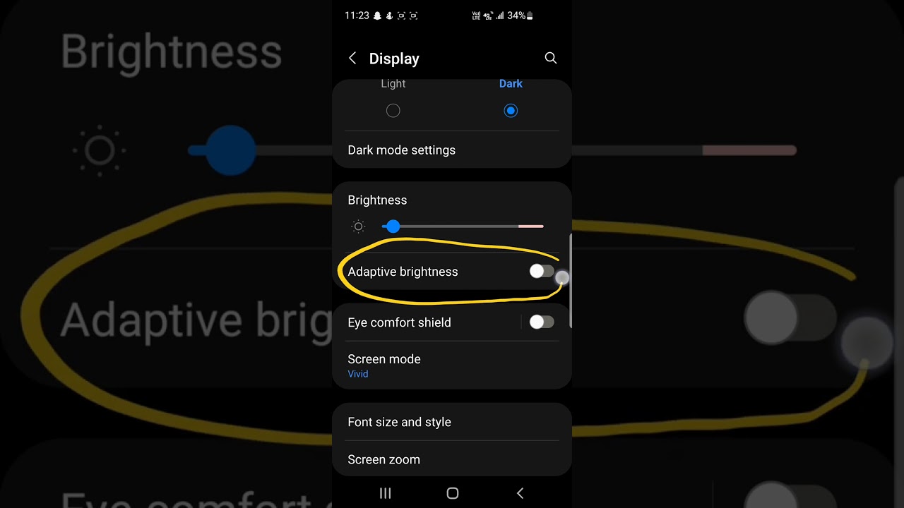 OnePlus S24 brightness